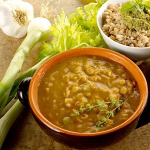 Zuppa di Farro e Porcini - Sandàra